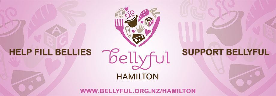 Pukete Board creative. Bellyful Hamilton. Help fill bellies. Support Bellyful. www.bellyful.org.nz/hamilton